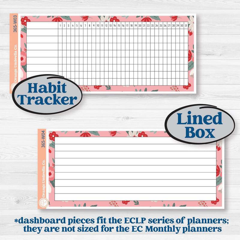 Valentine's Day Kit | 7x9 Erin Condren Life Planner Monthly & Dashboard Planner Kit Stickers | Special Delivery | KIT-365-W