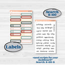 Red Floral Kit | 7x9 Plum Monthly & Dashboard Planner Kit Stickers | Charming | KIT-366-T