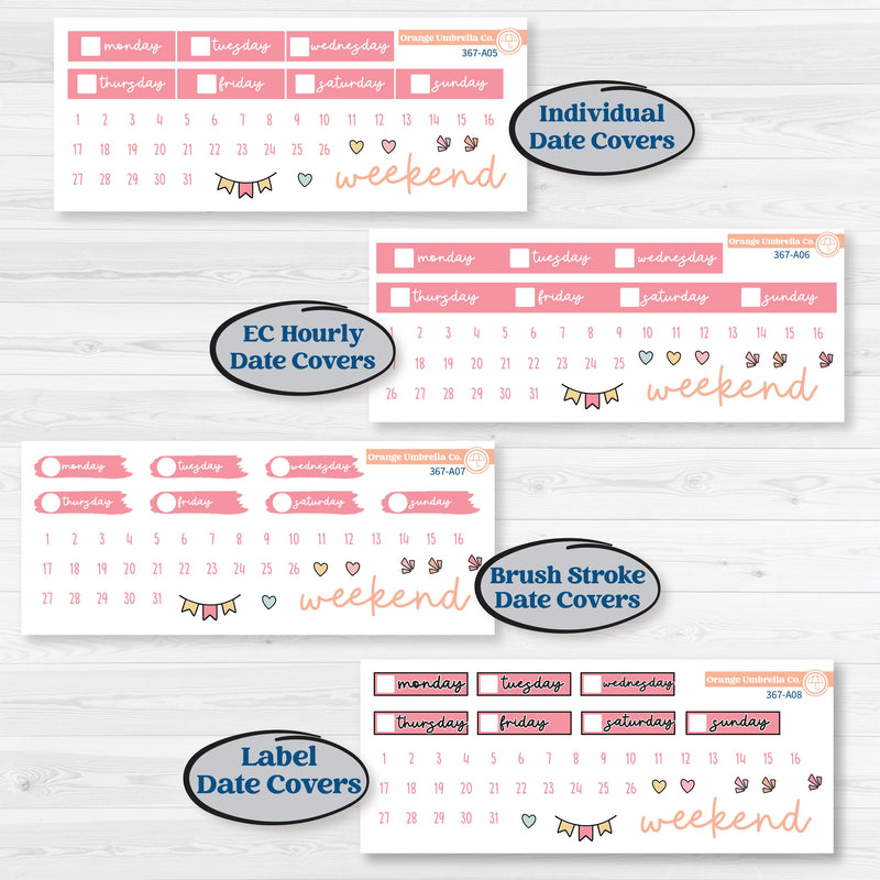 Birthday Planner Kit | Weekly Sticker Kit for Vertical Planners like Erin Condren | Give Them Cake | KIT-367-A