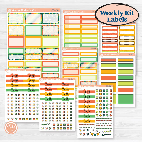 St. Patrick’s Day Kit | Weekly Add-On Labels Planner Kit Stickers | Blarney | KIT-371-C