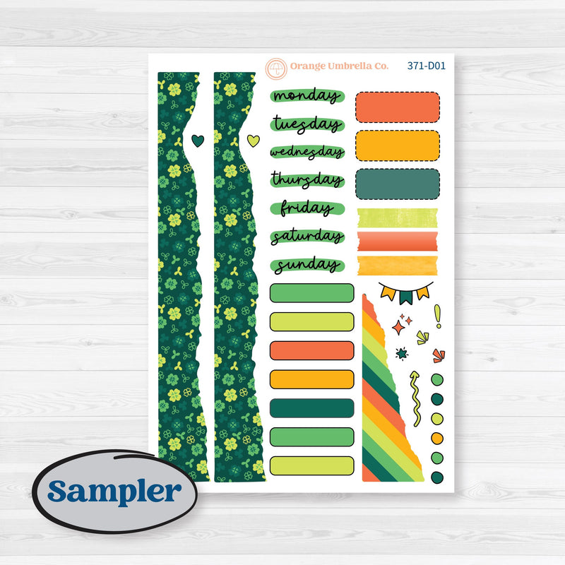 St. Patrick’s Day Kit | Journaling Kit Planner Stickers | Blarney | KIT-371-D