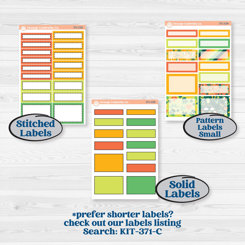 St. Patrick’s Day Kit | A5 Compact Vertical Planner Kit Stickers for Erin Condren | Blarney | KIT-371-G