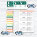 St. Patrick’s Day Kit | Plum Vertical Priorities 7x9 Planner Kit Stickers | Blarney | KIT-371-J