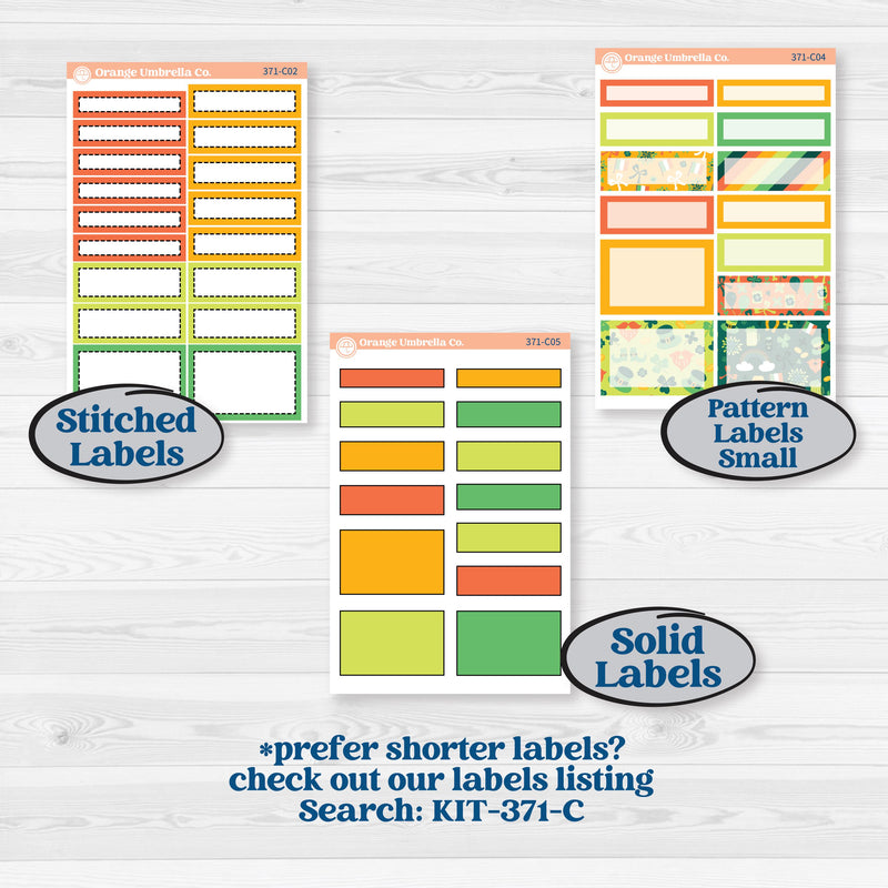 St. Patrick’s Day Kit | 7x9 Erin Condren Daily Duo Planner Kit Stickers | Blarney | KIT-371-M