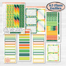 St. Patrick’s Day Kit | A5 Plum Daily Planner Kit Stickers | Blarney | KIT-371-N