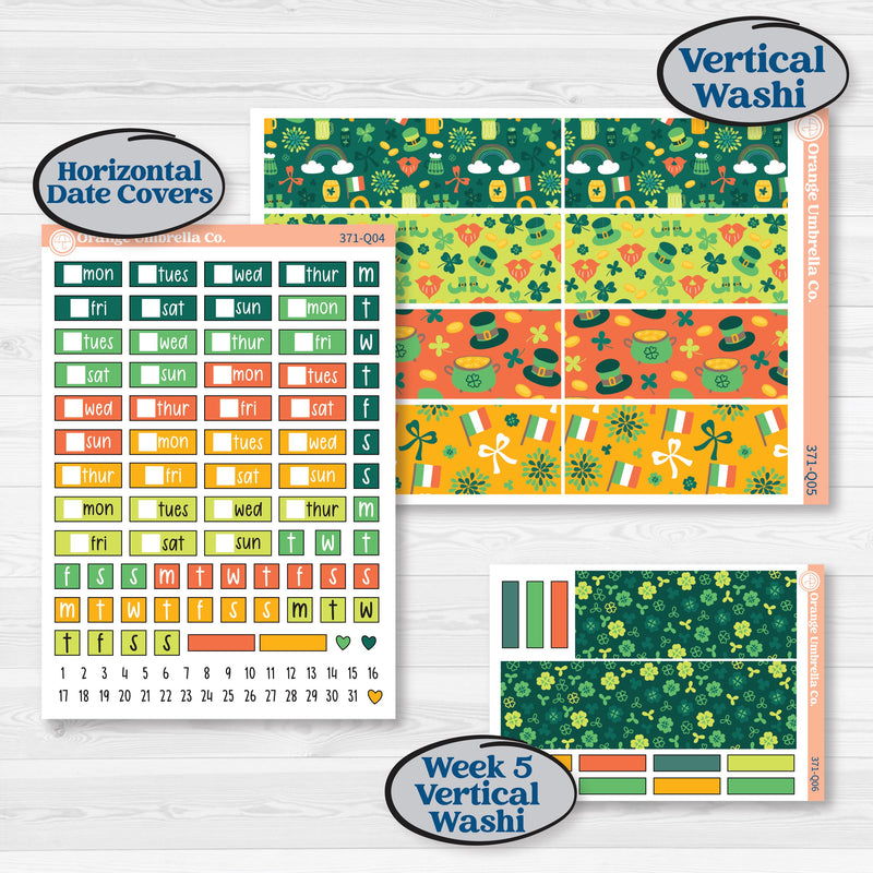 St. Patrick’s Day Kit | Laurel Denise Standard Vertical & Horizontal Planner Kit Stickers | Blarney | KIT-371-Q