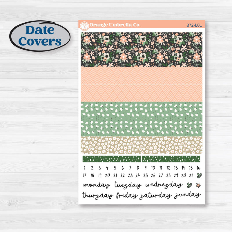 Spring Floral Kit | A5 Daily Duo Planner Kit Stickers | Lil Spring Thing | KIT-372-L