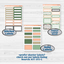 Spring Floral Kit | 7x9 Plum Daily Planner Kit Stickers | Lil Spring Thing | KIT-372-P