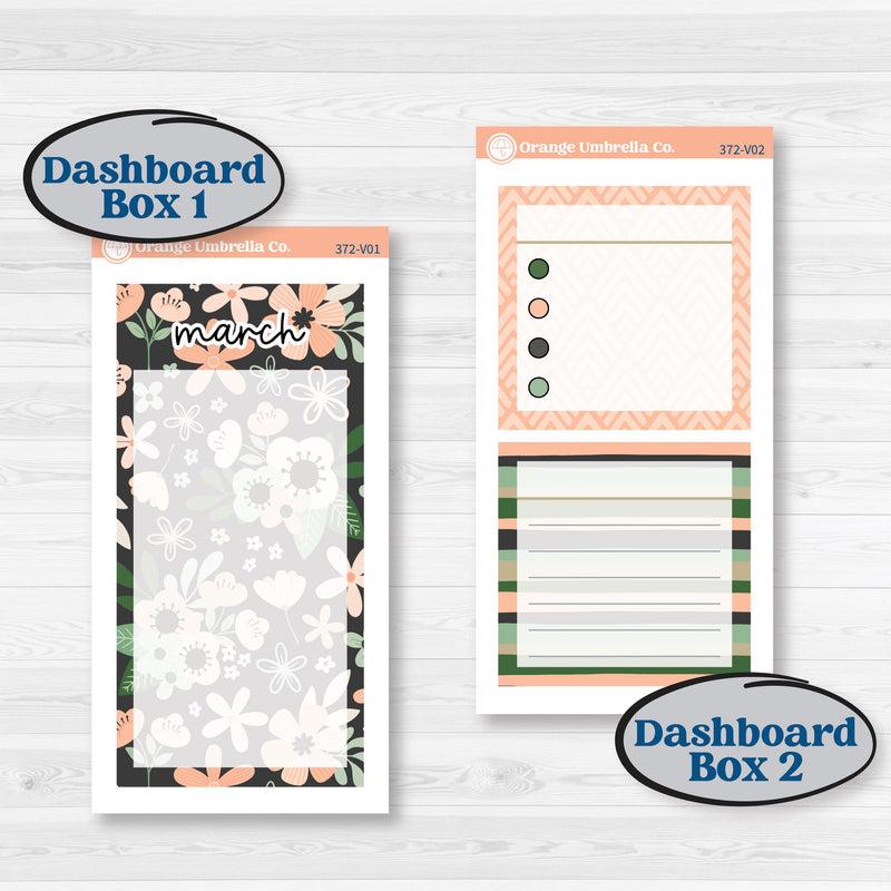 Spring Floral Kit | A5 Erin Condren Monthly & Dashboard Planner Kit Stickers | Lil Spring Thing | KIT-372-V