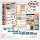 Book Reading Kit | Weekly Sticker Kit for Vertical Planners like Erin Condren | Turn The Page | KIT-373-A