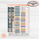 Book Reading Kit | Freestyle Kit Any Planner Kit Stickers | Turn The Page | KIT-373-K