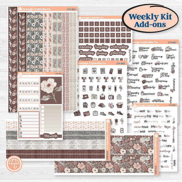 Spring Animals Kit | Weekly Add-On Planner Kit Stickers | New Beginning | KIT-374-B