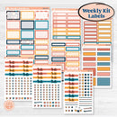 Celestial Star & Moon | Weekly Add-On Labels Planner Kit Stickers | Daydream | KIT-368-C