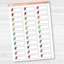 Thumbtack Important Stitched Labels Planner Stickers | L-519