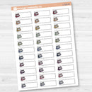 Appointment Stitched Labels Planner Stickers | L-520