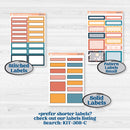 Celestial Star & Moon | A5 Compact Vertical Planner Kit Stickers for Erin Condren | Daydream | KIT-368-G