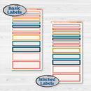 Celestial Star & Moon | 7x9 Compact Vertical Planner Kit Stickers | Daydream | KIT-368-H