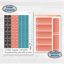 Celestial Star & Moon | 7x9 Plum Daily Planner Kit Stickers | Daydream | KIT-368-P