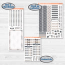 Neutral Botanical & Floral Kit | A5 Daily Duo Planner Kit Stickers | Unbiased | KIT-375-L