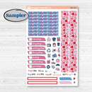 Valentine’s Day Heart Kit | 7x9 Compact Vertical Planner Kit Stickers | Smitten | KIT-369-H
