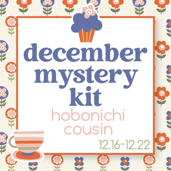 December Mystery Kit | Hobonichi Cousin Weekly & Daily Planner Kit Stickers | Cozy | MK33-E