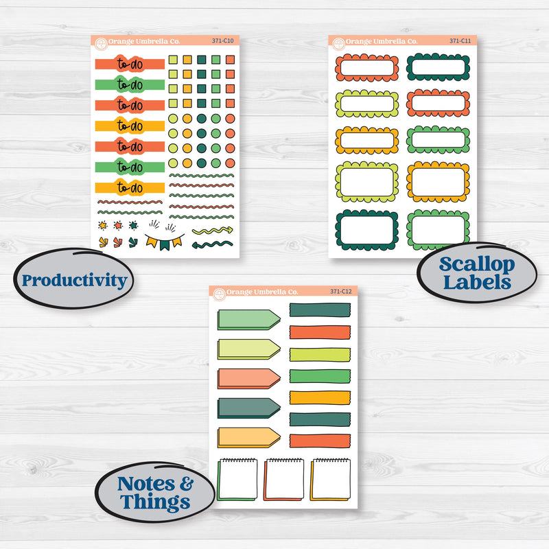 St. Patrick’s Day Kit | Weekly Add-On Labels Planner Kit Stickers | Blarney | KIT-371-C