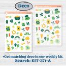 St. Patrick’s Day Kit | Journaling Kit Planner Stickers | Blarney | KIT-371-D