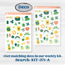 St. Patrick’s Day Kit | Freestyle Kit Any Planner Kit Stickers | Blarney | KIT-371-K