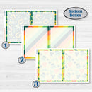 St. Patrick’s Day Kit | 7x9 Erin Condren Daily Duo Planner Kit Stickers | Blarney | KIT-371-M