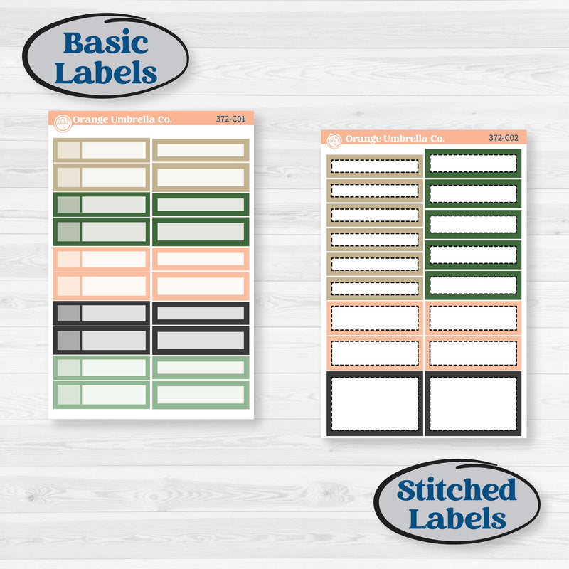 Spring Floral Kit | Weekly Add-On Labels Planner Kit Stickers | Lil Spring Thing | KIT-372-C