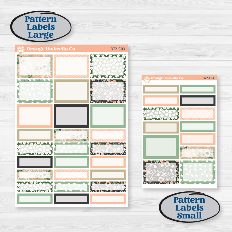 Spring Floral Kit | Weekly Add-On Labels Planner Kit Stickers | Lil Spring Thing | KIT-372-C