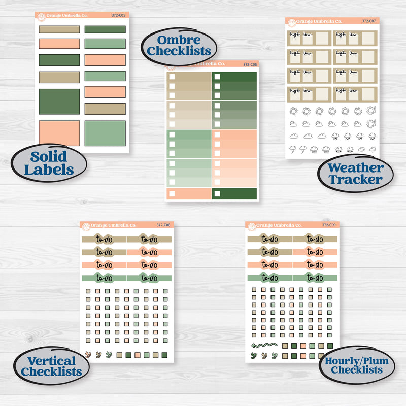 Spring Floral Kit | Weekly Add-On Labels Planner Kit Stickers | Lil Spring Thing | KIT-372-C