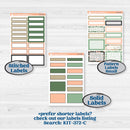 Spring Floral Kit | A5 Compact Vertical Planner Kit Stickers for Erin Condren | Lil Spring Thing | KIT-372-G