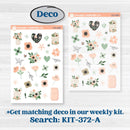 Spring Floral Kit | Freestyle Kit Any Planner Kit Stickers | Lil Spring Thing | KIT-372-K