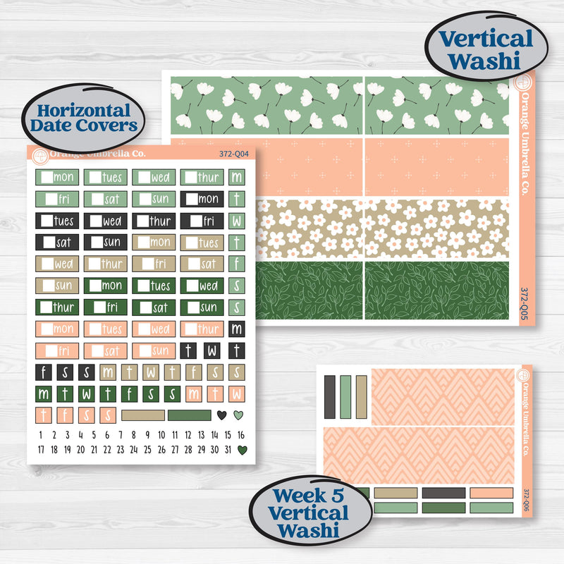 Spring Floral Kit | Laurel Denise Standard Vertical & Horizontal Planner Kit Stickers | Lil Spring Thing | KIT-372-Q