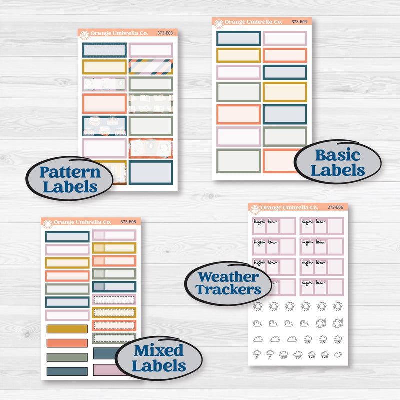 Book Reading Kit | Hobonichi Cousin Weekly & Daily Planner Kit Stickers | Turn The Page | KIT-373-E