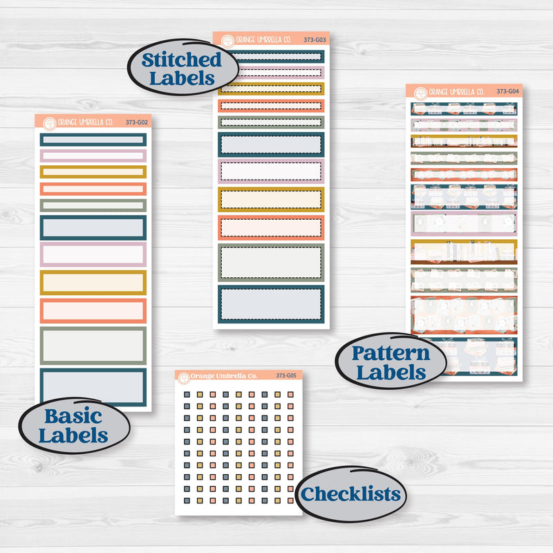 Book Reading Kit | A5 Compact Vertical Planner Kit Stickers for Erin Condren | Turn The Page | KIT-373