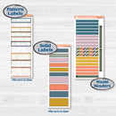 Book Reading Kit | A5 Daily Duo Planner Kit Stickers | Turn The Page | KIT-373-L