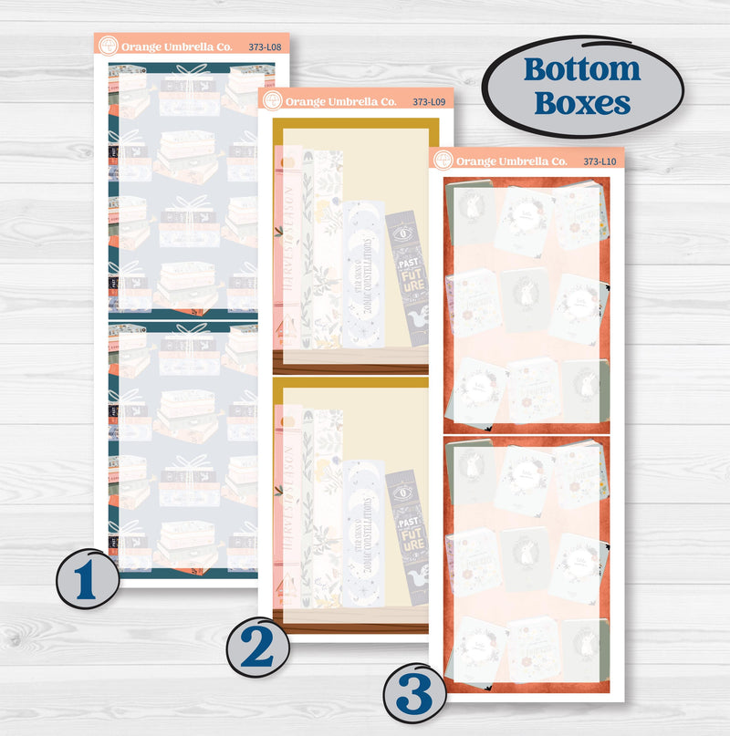 Book Reading Kit | A5 Daily Duo Planner Kit Stickers | Turn The Page | KIT-373-L