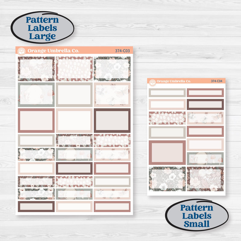 Spring Animals Kit | Weekly Add-On Labels Planner Kit Stickers | New Beginning | KIT-374-C