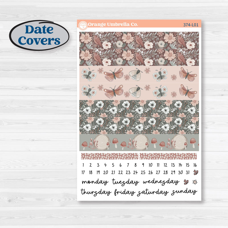 Spring Animals Kit | A5 Daily Duo Planner Kit Stickers | New Beginning | KIT-374-L