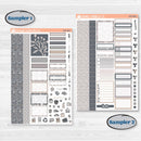 Neutral Botanical & Floral Kit | Weekly Sticker Kit for Vertical Planners like Erin Condren | Unbiased | KIT-375-A