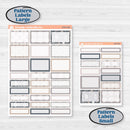 Neutral Botanical & Floral Kit | Weekly Add-On Labels Planner Kit Stickers | Unbiased | KIT-375-C