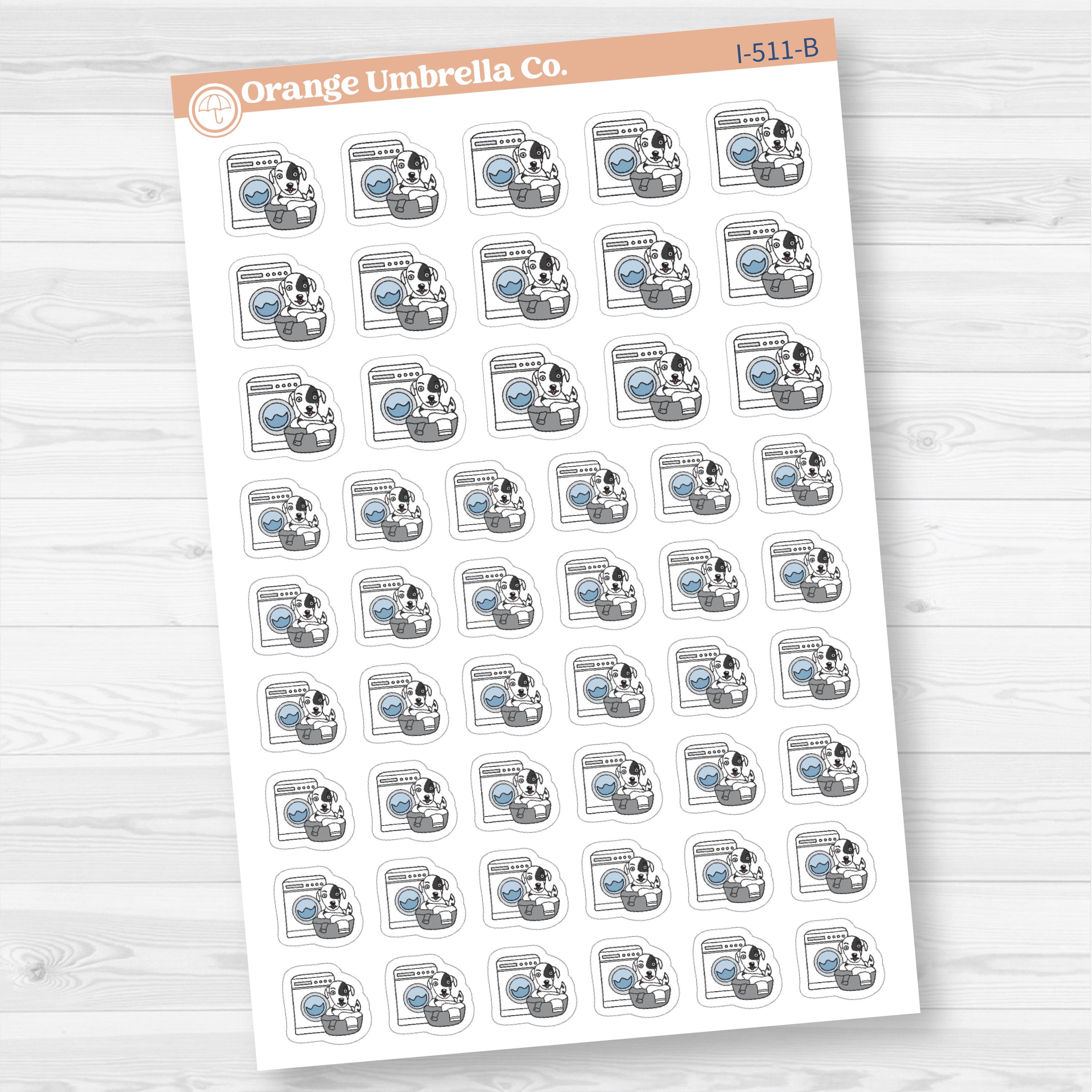 Stella Laundry Cleaning Planner Stickers | Chore Icons | I-511