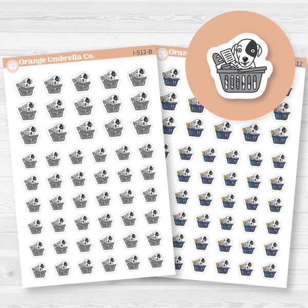 Stella Grocery Shopping Chore Icons Planner Stickers | I-512