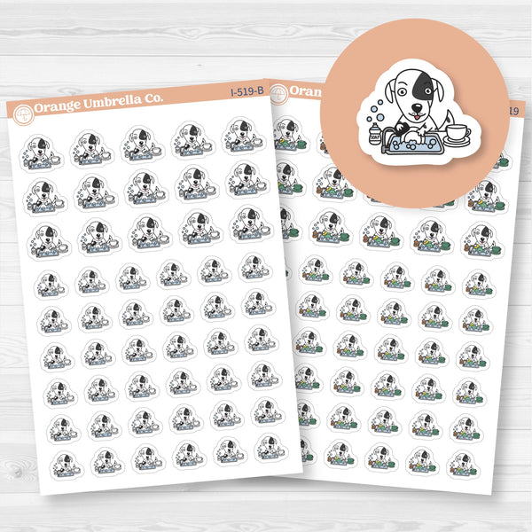 Stella Wash Dishes Chore Icons Planner Stickers | I-519