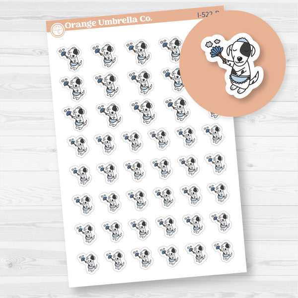 Stella Dusting Chore Icons Planner Stickers | I-522