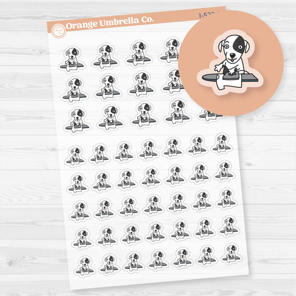 Stella Ironing Chore Icons Planner Stickers | Clear Matte | I-523-BCM