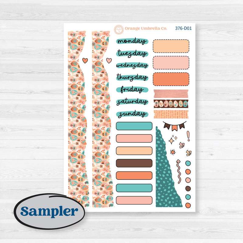 Easter Folk Art Kit | Journaling Kit Planner Stickers | Some Bunny | KIT-376-D