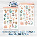 Easter Folk Art Kit | Freestyle Kit Any Planner Kit Stickers | Some Bunny | KIT-376-K